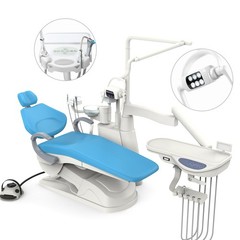 TJ2688-F6 Dental Unit Chair Computer Control DC Motor Doctor Stool Hard Leather