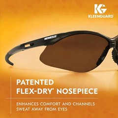 KLEENGUARD JACKSON 25688 NEMESIS SAFETY GLASSES SMOKE MIRROR LENS 10 PAIRS