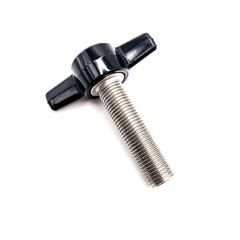 3/8″-24 Thumb Screw Bolts Fine Thread Black Butterfly Tee Wing Clamping Knob