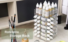 1pc Model Paint Organizer Pigment Bottle Spinning Rack Holder Shelf SN02