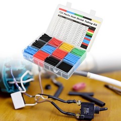 Heat Shrink Tubing Assortment Kit Electrical Wire Wrap Sleeve 2:1 Shrink