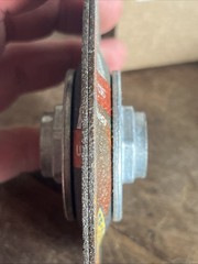 2 NOS Weldcote Abrasives Right Angle Grinder Wheels A-46-S-BF Type 27