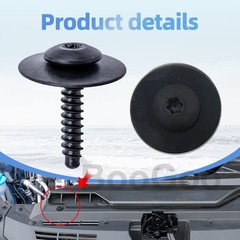 20 Sets M4.2-1.41 (#8) Bumper Cover Fender Liner Screw Nut For GM Chevy Hummer