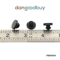 Fits 1/4″ Hole – 9/16″ Diam – 1/8″ Panel Thickness – Push-in Stem Rubber Bumper