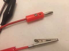 2 x 3FT Alligator Probe Test Lead Clip to Banana Plug Probe Cable for Multimeter