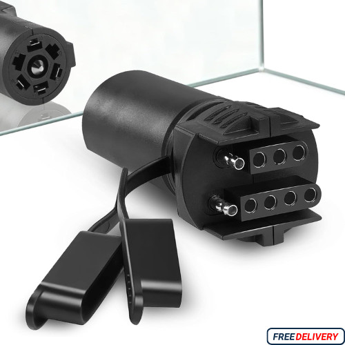 7 to 4 & 5 Pin Trailer Light Adapter，Convenient 2-in-1 Design Trailer Plug Ada
