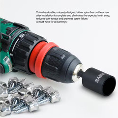 #14 X 2-1/2 In. X 3/4 In. Black Hex Nut Driver for Vertical Rod Anchor Installat