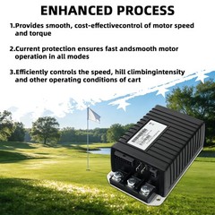 EZGO Curtis Controller 1206HB-5201, 2010-2019 EZGO/Cushman Golf Carts PN 612632