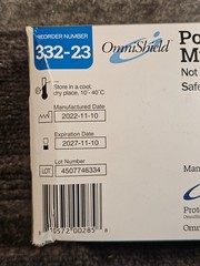 (QTY 1000) OmniShield 332-23 Large Blue Vinyl Powder Free Multi-Purpose Gloves