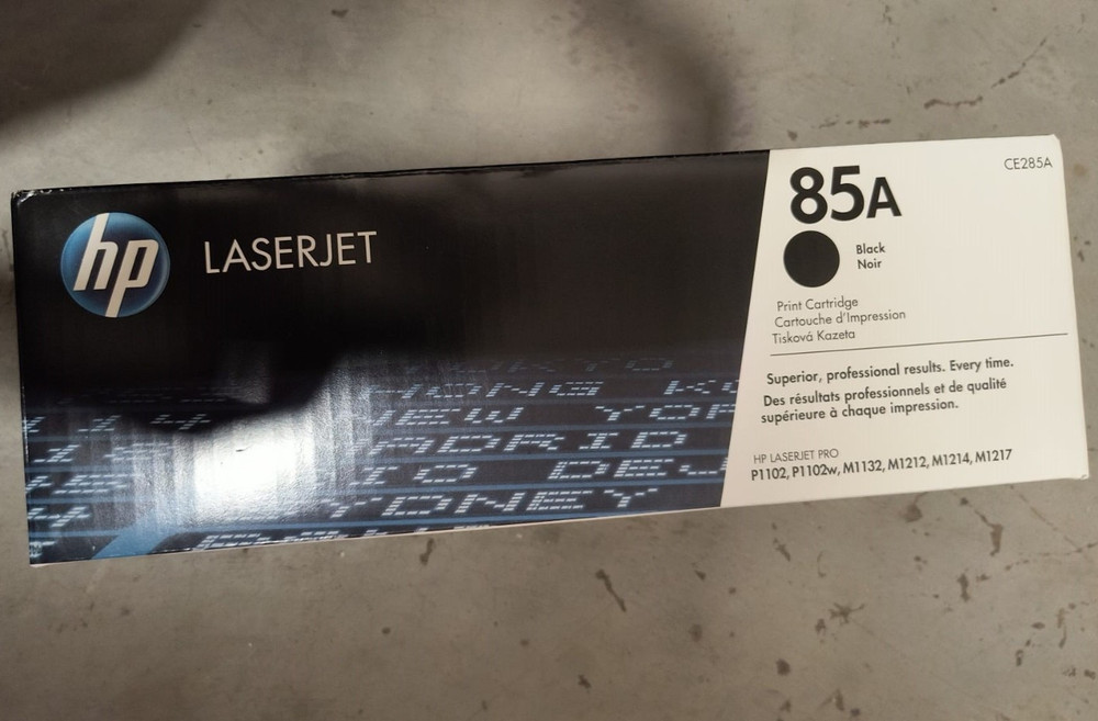 Genuine HP 85A CE285A Black LaserJet Toner P1102W M1212nf M1217nfw New