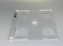 10 PCS NEW DOUBLE CD SMART TRAY, 2 DISCS PRINT, CLEAR, YL29LOGO