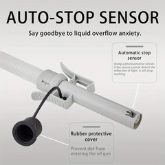 Automatic Fuel Transfer Pump with Auto-Stop, Battery Powered Fuel Transfer Pump