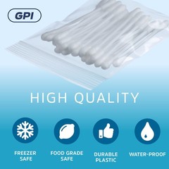 2″ x 3″ Small Reclosable Zip Bag – Heavy-duty 4 Mil, Bulk Case of 1,000 – Cle…