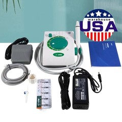 USA Dental Ultrasonic Piezo Scaler Handpiece 5 Tips Fit EMS Cavitron Woodpecker