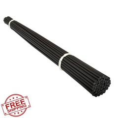 DIYDIYSHOP 40 Pcs 16″ Black HDPE Plastic Welding Rod