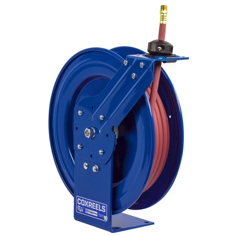 Coxreels P-LP-350 – 50′, 3/8″ spring driven, retractable hose reel – NEW