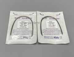 Dental Orthodontic Arch Wire Super Elastic NITI Round Rectangular Natural Form
