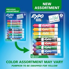 1 Count (Pack of 12), Assorted (Black, Red, Blue, Green, Orange, Brown,…
