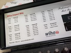 WIHA 76899 Impact Bit Set,34 pcs.,1/4″ Hex Shank 440A44