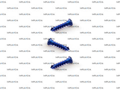 Maxillofacial Titanium Self-Tapping Screws Set 100 Pcs Assorted Sizes 5mm–14mm