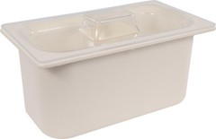 Carlisle FoodService Products CM110202 Coldmaster ABS Third Size Food Pan, 4 …