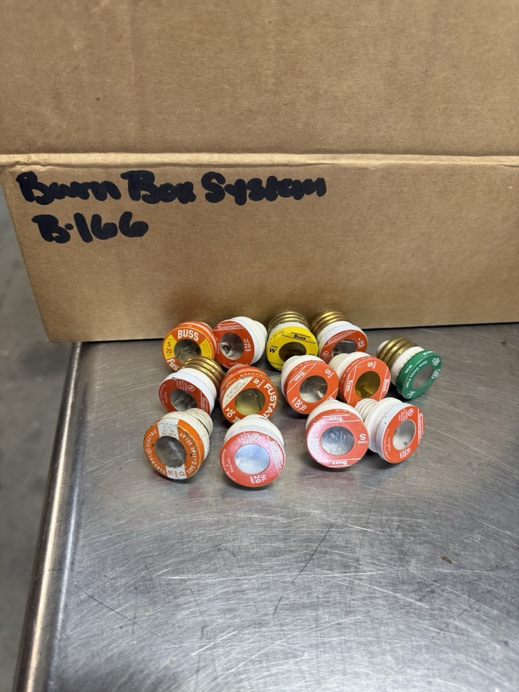 Lot of 13 Buss Mixed Lot Vintage Fuses
