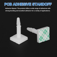 50Pcs Adhesive PCB Spacer Support Height 0.62″ Fits PCB Hole Dia 3mm to 3.2mm