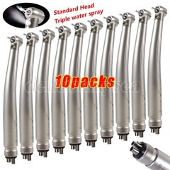 1/5/10 E-generator Dental LED Fiber Optic High Speed Handpiece 4H 3-Water Spray