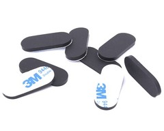 5/8″ x 1-3/8″ x 1/8″ Oval Peel & Stick Silicone Rubber Feet – Audio & PC Repair