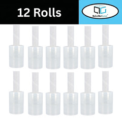 Extended Core Stretch Wrap Shrink Film Clear 5″ x 1000′ 80 Gauge 12 Rolls