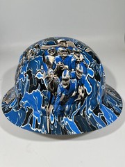New Full Brim Hard Hat Custom Hydro Dipped DETROIT LIONS NFC NORTH CHAMPIONS