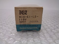 POTTER & BRUMFIELD R10-E1-L2-115V RELAY NSMP