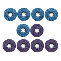 10 Pack: 4-1/2″ x 7/8″ Diamond Discs Stripping Wheel (5 pcs purple & 5 pcs blue)