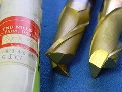 Hertel Double End Mill 7/8″ x 1-9/16″ x 5-1/2″ 2-Flute TiN HSS #41119660