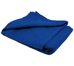 6Pk 72″x80″ (85 lb./dz. Wt) Furniture Blue Moving Blankets Pads Woven Polyester