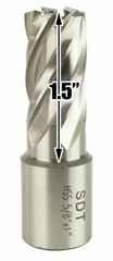 Steel Dragon Tools® 5/8″ x 1″ HSS Annular Cutter with 3/4″ Weldon Shank