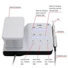 Dental Ultrasonic Scaler with Detachable Handpiece+ 1*Water Bottles LED Optic