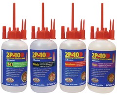 FastCap 2P-10 Thick Adhesive Glue, 2 oz Bottle