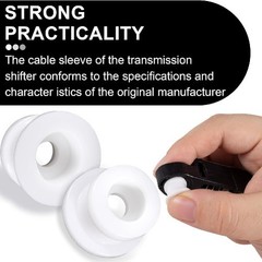 2 Pcs Shifter Bushing, Shifter Cable Bushing, Shift Linkage Bushin Size: 2 pcs