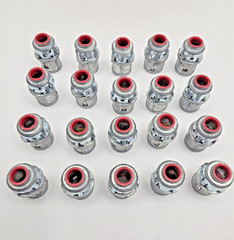 Arlington SNAP2IT 3/8″ MC Cable Conduit Connector Insulated Zinc Lot of 20 New
