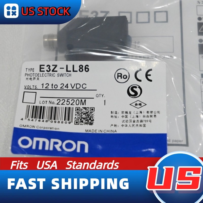 1PC New Omron E3Z-LL86 Photoelec Switch Through-Beam 12-24VDC NPN IP67 US Stock
