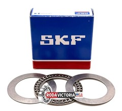 SKF AXK4565 THRUST NEEDLE ROLLER BEARING WITH TWO WASHERS AS4565 45x65x3mm