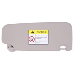 NewYall Gray Left Sun Visor for Chevrolet Bolt EV 2017-2021