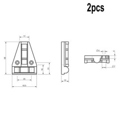 Level Bubble Measurement T-Shaped Horizontal Bubble for MINI 2PCS T-Shaped