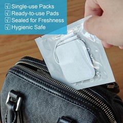 DOMAS 24 Pack 2×2&2×4 TENS Pads with Pad 2 x 2 inch, 2 x 4 White