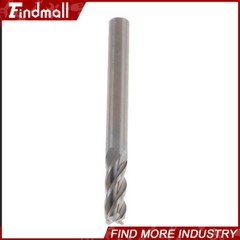 5x 1/4″ 4 Flute 2-1/2″ Overall Length 3/4″ LOC Carbide End Mill- TiALN COATED