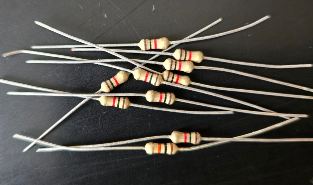 10pcs 1k ohm 1/4W 5% Metal Film Precision Axial Resistors ~ NEW ~