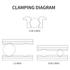 Pair 4″ /5″ /6″ /8″ Aluminum Vise Jaws Magnetic V-type Soft Rubber Pads Covers