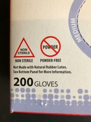 2000 Count Case – Cardinal Health Flexal Nitrile Exam Gloves S / M / L Exp 2026