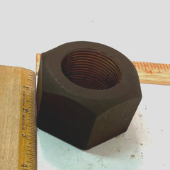(1) 1 7/8″-10 Hex Nut Steel Plain FINE THREAD 1 7/8-10 1.87″ HEX NUT (2.76×1.74)